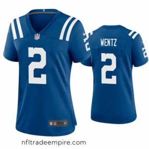 Alluring Indianapolis Colts Carson Wentz 2 Blue Vapor Limited Jersey