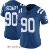 Alluring Indianapolis Colts Grover Stewart 90 Blue Vapor NFL Limited Jersey