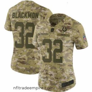 Gorgeous Indianapolis Colts Julian Blackmon 2018 Salute to Service Jersey Camo Limited