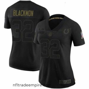 Exquisite Indianapolis Colts Julian Blackmon 2020 Salute To Service Jersey Black Limited