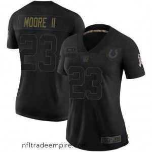 Delightful Indianapolis Colts Kenny Moore II Limited 2020 Salute To Service Jersey Black