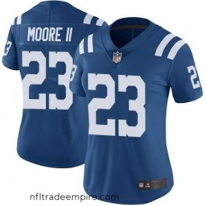 Gorgeous Indianapolis Colts Kenny Moore II Limited Color Rush Vapor Untouchable Jersey Royal