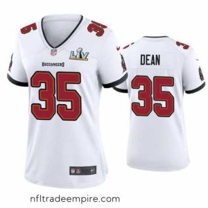 Delightful Jamel Dean Buccaneers White Super Bowl Lv Game Jersey
