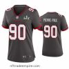 Delightful Jason Pierre Paul Buccaneers Pewter Super Bowl Lv Game Jersey