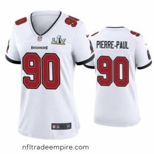 Enchanting Jason Pierre Paul Buccaneers White Super Bowl Lv Game Jersey