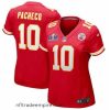Enchanting Kansas City Chiefs 10 Isiah Pacheco Red 2023 F.U.S.E  Vapor Untouchable Limited Stitched 2024 Super Bowl LVIII Jersey