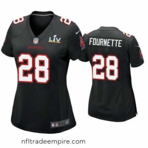 Superb Leonard Fournette Buccaneers Black Super Bowl Lv Game Fashion Jersey