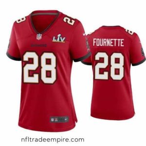 Delightful Leonard Fournette Buccaneers Red Super Bowl Lv Game Jersey