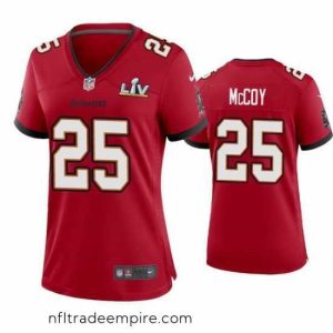 Magnificent Lesean Mccoy Buccaneers Red Super Bowl Lv Game Jersey