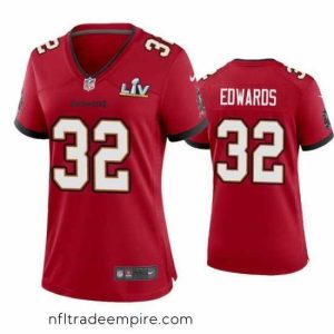 Magnificent Mike Edwards Buccaneers Red Super Bowl Lv Game Jersey