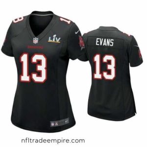 Charming Mike Evans Buccaneers Black Super Bowl Lv Game Fashion Jersey