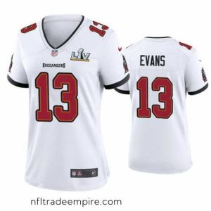 Delightful Mike Evans Buccaneers White Super Bowl Lv Game Jersey