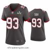Alluring Ndamukong Suh Buccaneers Pewter Super Bowl Lv Game Jersey