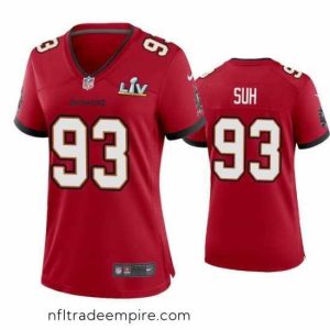 Superb Ndamukong Suh Buccaneers Red Super Bowl Lv Game Jersey