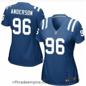 Exquisite Nike Colts #96 Henry Anderson Royal Blue Team Color Stitched NFL Elite Jersey