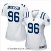 Stunning Nike Colts #96 Henry Anderson White Stitched NFL Elite Jersey