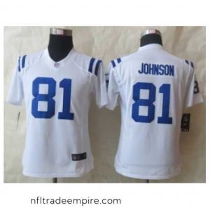 Gorgeous Nike Indianapolis Colts 81 Andre Johnson white NFL Jersey