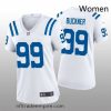 Alluring Nike Indianapolis Colts 99 Deforest Buckner White Vapor Limited Stitched NFL Jersey