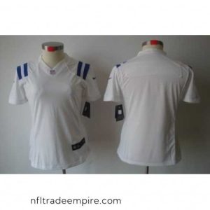 Exquisite Nike Indianapolis Colts Blank White[Women's NIKE LIMITED Jersey]