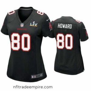 Magnificent O.J. Howard Buccaneers Black Super Bowl Lv Game Fashion Jersey