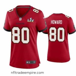 Irresistible O.J. Howard Buccaneers Red Super Bowl Lv Game Jersey