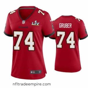 Charming Paul Gruber Buccaneers Red Super Bowl Lv Game Jersey