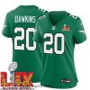 Alluring Philadelphia Eagles Brian Dawkins #20 Kelly Green 2024 2025 Super Bowl LIX F.U.S.E Stitched NFL Jersey