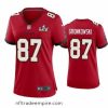 Alluring Rob Gronkowski Buccaneers Red Super Bowl Lv Game Jersey