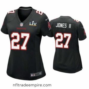 Superb Ronald Jones Ii Buccaneers Black Super Bowl Lv Game Fashion Jersey