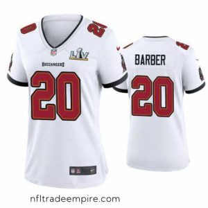 Stunning Ronde Barber Buccaneers White Super Bowl Lv Game Jersey