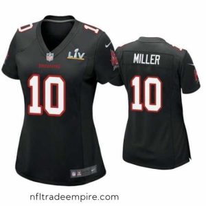 Gorgeous Scotty Miller Buccaneers Black Super Bowl Lv Game Fashion Jersey