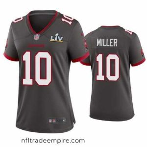Delightful Scotty Miller Buccaneers Pewter Super Bowl Lv Game Jersey