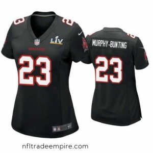 Superb Sean Murphy Bunting Buccaneers Black Super Bowl Lv Game Fashion Jersey