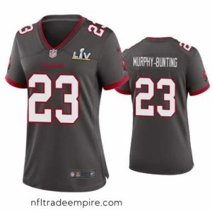Charming Sean Murphy Bunting Buccaneers Pewter Super Bowl Lv Game Jersey