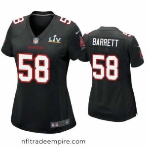 Magnificent Shaquil Barrett Buccaneers Black Super Bowl Lv Game Fashion Jersey