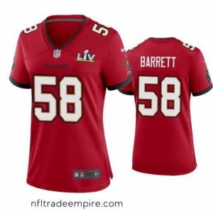 Gorgeous Shaquil Barrett Buccaneers Red Super Bowl Lv Game Jersey
