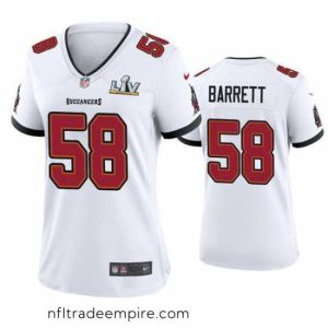 Stunning Shaquil Barrett Buccaneers White Super Bowl Lv Game Jersey
