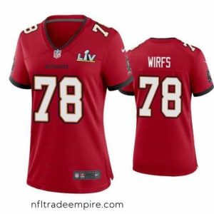 Charming Tristan Wirfs Buccaneers Red Super Bowl Lv Game Jersey