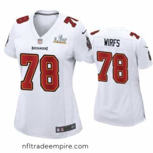 Alluring Tristan Wirfs Buccaneers White Super Bowl Lv Game Fashion Jersey