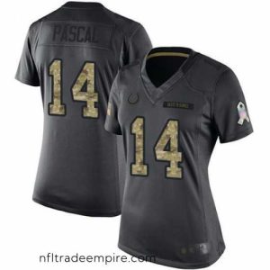 Irresistible Zach Pascal Limited Jersey 14 Football Indianapolis Colts Black 2016 Salu