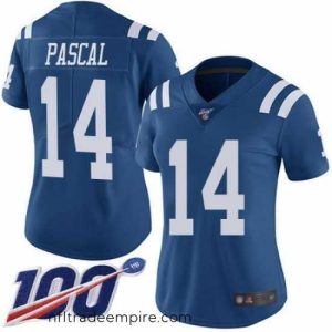 Magnificent Zach Pascal Limited Jersey 14 Football Indianapolis Colts Royal Blue 100t