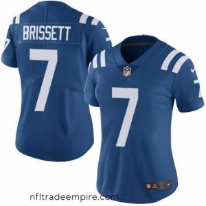 Alluring Womens Nike Colts #7 Jacoby Brissett Royal Blue Team Color  Stitched NFL Vapor Untouchable Limited Jersey
