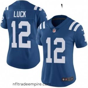 Magnificent Womens Nike Indianapolis Colts 12 Andrew Luck Elite Royal Blue Team Color NFL Jersey