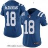 Alluring Womens Nike Indianapolis Colts 18 Peyton Manning Limited Royal Blue Rush Vapor Untouchable NFL Jersey