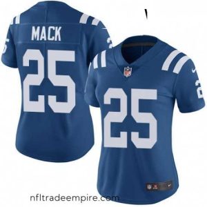 Superb Womens Nike Indianapolis Colts 25 Marlon Mack Elite Royal Blue Team Color NFL Jersey