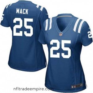Delightful Womens Nike Indianapolis Colts 25 Marlon Mack Game Royal Blue Team Color NFL Jersey
