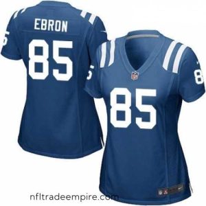 Enchanting Womens Nike Indianapolis Colts 85 Eric Ebron Game Royal Blue Team Color NFL Jersey