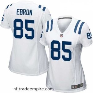 Irresistible Womens Nike Indianapolis Colts 85 Eric Ebron Game White NFL Jersey