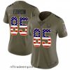 Superb Womens Nike Indianapolis Colts 85 Eric Ebron Limited OliveUSA Flag 2017 Salute to Service NFL Jersey