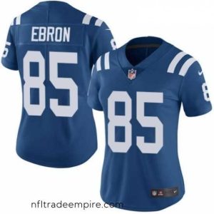 Alluring Womens Nike Indianapolis Colts 85 Eric Ebron Royal Blue Team Color Vapor Untouchable Limited Player NFL Jersey